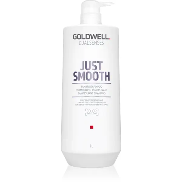 Goldwell Dualsenses Just Smooth uhladzujúci šampón pre nepoddajné vlasy 1000 ml