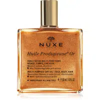 Nuxe Huile Prodigieuse Or multifunkčný suchý olej s trblietkami na tvár, telo a vlasy 50 ml