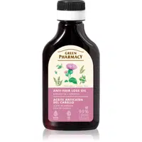 Green Pharmacy Horsetail Burdock Oil lopúchový olej proti padaniu vlasov 100 ml