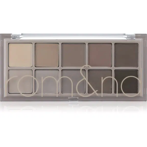 rom&nd Better Than Palette paletka očných tieňov pre dokonalý vzhľad odtieň 04 Dusty Fog Garden 7.5 g