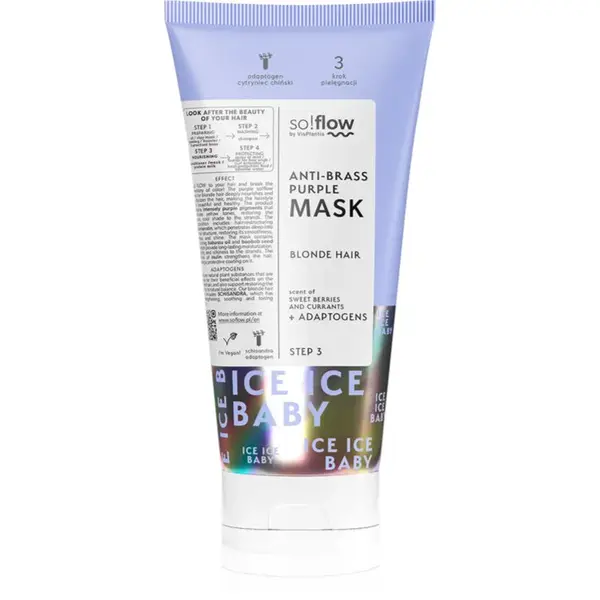 so!flow Cooling Mask Blonde Hair maska na vlasy neutralizujúci žlté tóny 200 ml