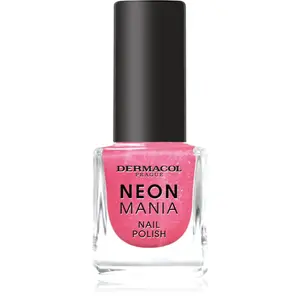 Dermacol Neon Mania lak na nechty odtieň 5 Bubblegum pink 5 ml