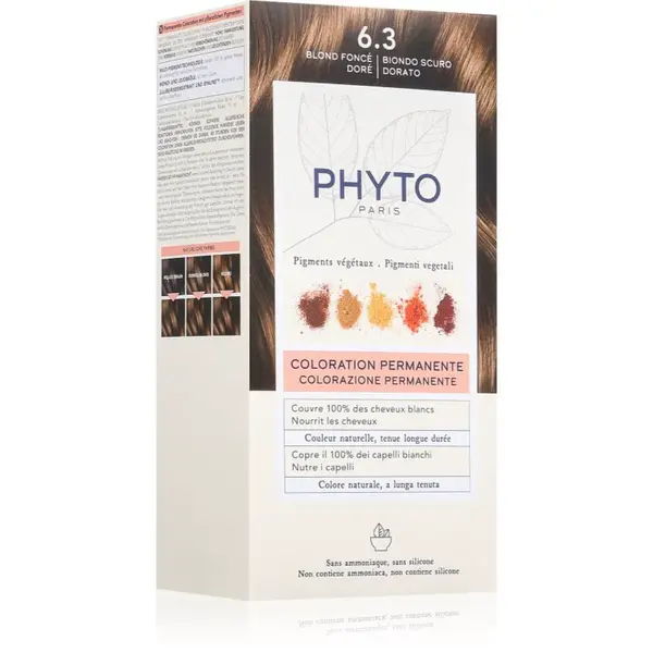 Phyto Color farba na vlasy bez amoniaku odtieň 6.3 Dark Golden Blonde 1 ks