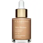 Clarins Skin Illusion Natural Hydrating Foundation rozjasňujúci hydratačný make-up SPF 15 odtieň 108,5W Cashew 30 ml