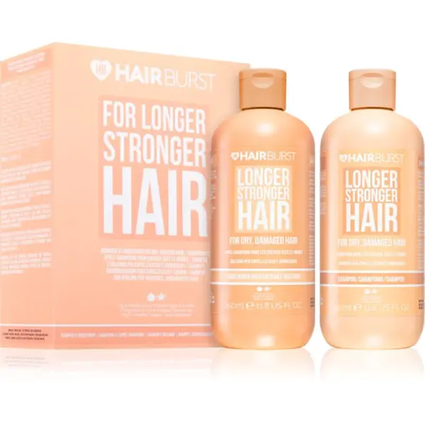 Hairburst Longer Stronger Hair Dry, Damaged Hair Set darčeková sada pre suché a poškodené vlasy