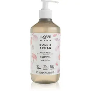 I Love Naturals Rose & Argan tekuté mydlo na ruky 500 ml