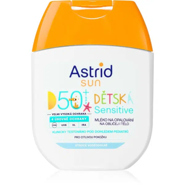 Astrid Sun detské mlieko na opaľovanie SPF 50+ 60 ml