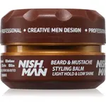 Nish Man Beard & Mustache vosk na bradu 100 ml