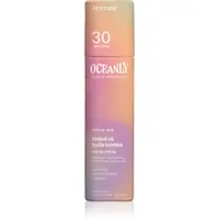 Attitude Oceanly Plastic Free Beauty vyživujúci olej pre zjednotenie farebného tónu pleti SPF 30 30 g