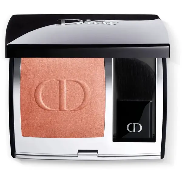 DIOR Rouge Blush kompaktná lícenkaso štetcom a zrkadielkom odtieň 959 Charnelle (Satin) 6.4 g