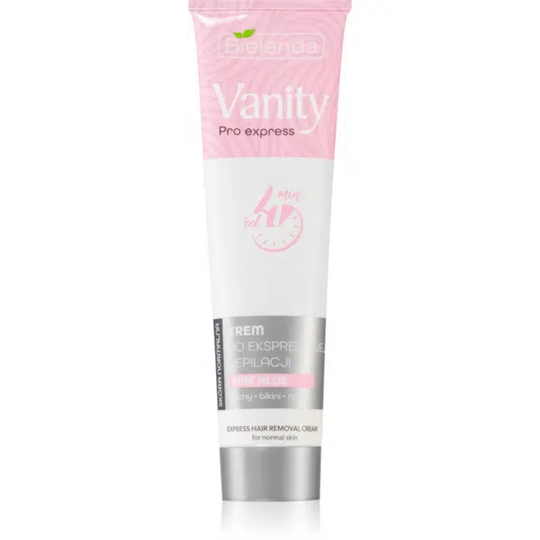 Bielenda Vanity Pro Express depilačný krém na ruky, podpazušie a triesla pre citlivú pokožku Pink Aloe 75 ml