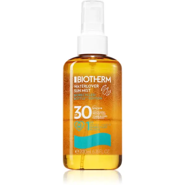 Biotherm Waterlover Sun Mist Biorecycled Edition SPF 30 opaľovacia hmla v spreji SPF 30 200 ml