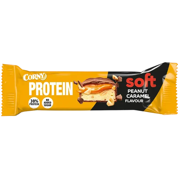 CORNY Protein SOFT proteínová tyčinka Arašidy-karamel 45 g
