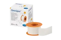 HARTMANN OMNIPOR náplasť fixačná z bieleho netkaného textilu 2,5 cm x 5 m