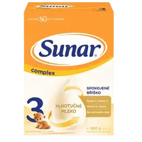 SUNAR Complex 3 mliečna výživa pre malé deti 600 g