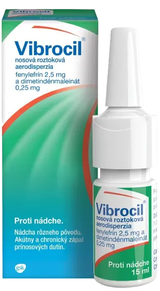 VIBROCIL nosný sprej na alergickú nádchu 15 ml