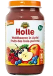 HOLLE Bio detská raňajka Lesné plody v jablku 220 g