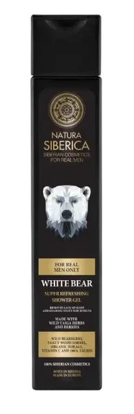 NATURA SIBERICA Osviežujúci sprchový gél Biely Medveď 250 ml