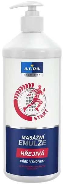 ALPA Masážna emulzia hrejivá 1 l