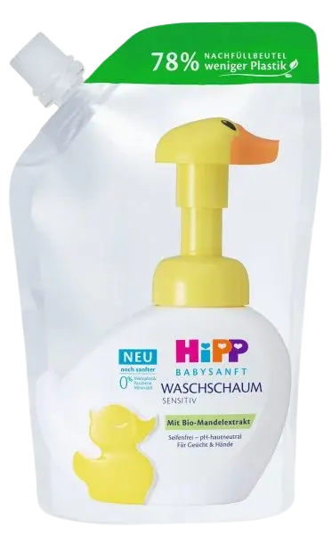 HIPP Babysanft Pena na umývanie - náhradná náplň 250 ml