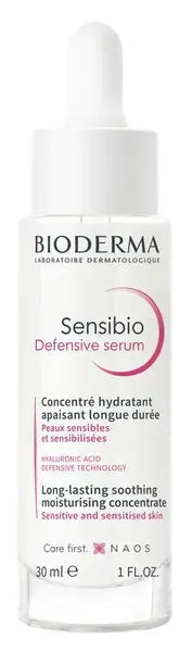 BIODERMA Sensibio Defensive sérum, upokojujúce koncentrované sérum na zjemnenie vrások pre citlivú pleť 30 ml