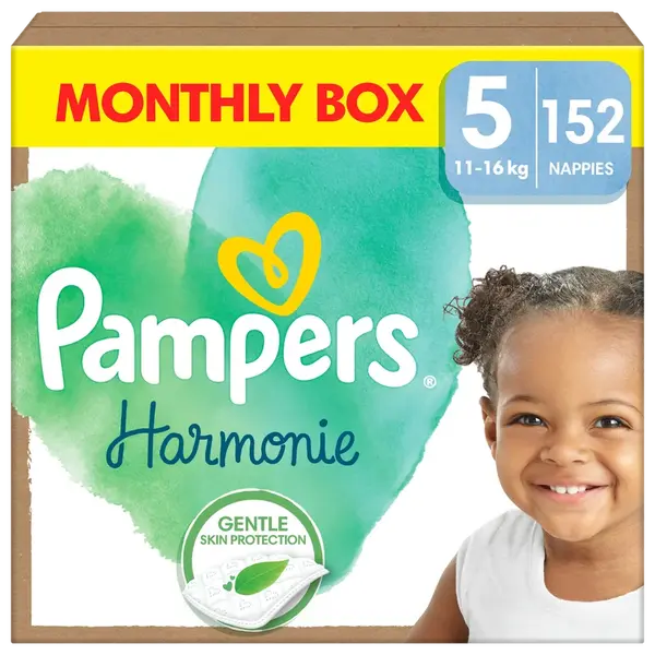 PAMPERS Harmonie Baby veľ.5 - Mesačné balenie 152 ks