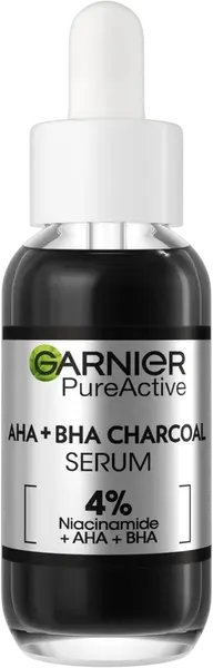 GARNIER Pure Active sérum proti nedokonalostiam AHA + BHA Charcoal 30 ml