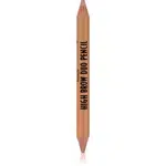 Benefit High Brow Duo Pencil rozjasňujúca ceruzka pod obočie odtieň Deep 2x1,4 g