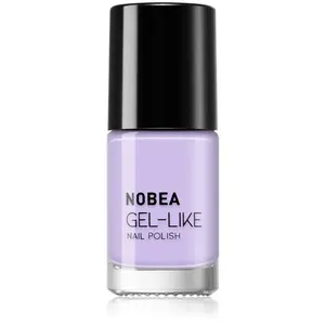 NOBEA Day-to-Day Gel-like Nail Polish lak na nechty s gélovým efektom odtieň Blue violet #N61 6 ml