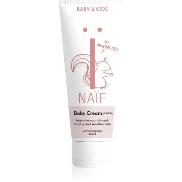 Naif Baby & Kids Baby Cream ošetrujúci krém pre suchú a citlivú pokožku pre deti od narodenia 75 ml