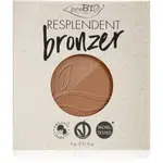 puroBIO Cosmetics Resplendent bronzer náhradní náplň odstín 01 Pale Brown 9 g