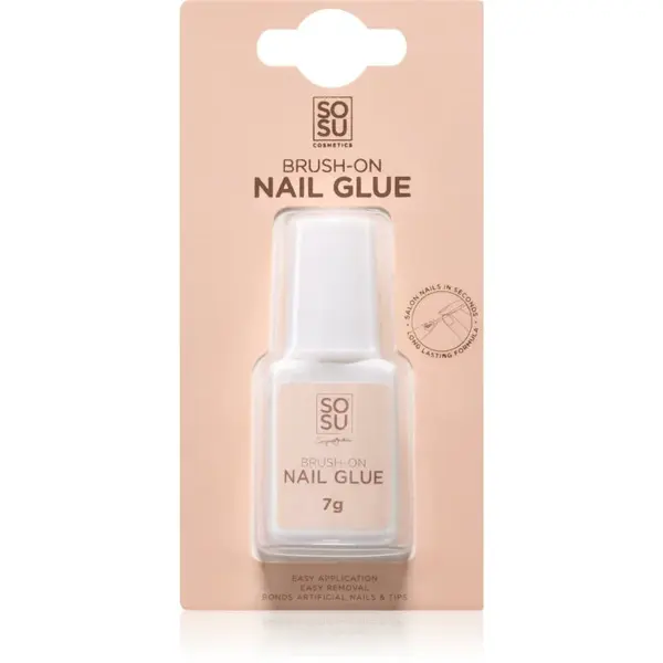SOSU Cosmetics Brush-On Nail Glue lepidlo na nehty 7 ml