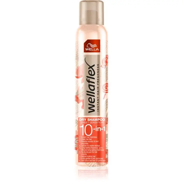 Wella Wellaflex Sweet Sensation suchý šampon s jemnou květinovou parfemací 180 ml