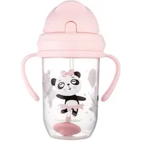 Canpol babies Exotic Animals Cup With Straw hrnek s brčkem 270 ml