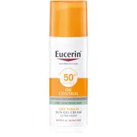 Eucerin Sun Oil Control ochranný krémový gel na obličej SPF 50+ 50 ml