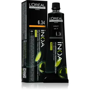 L’Oréal Professionnel Inoa permanentní barva na vlasy bez amoniaku odstín 6.34 60 ml