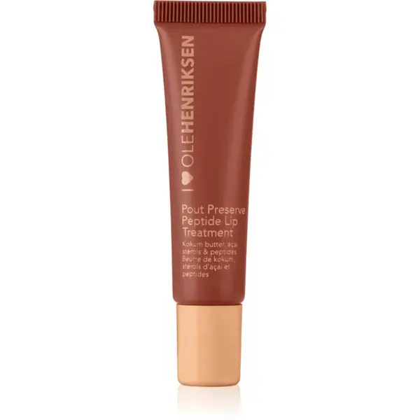OLEHENRIKSEN Pout Preserve Peptide Lip Treatment hydratační lesk na rty odstín Cocoa Crème 12 ml