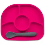 BBLÜV Yümi dělený talíř Pink 1 ks