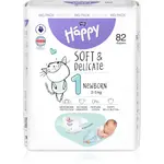 BELLA Baby Happy Soft&Delicate jednorázové pleny Newborn 2-5 kg 82 ks