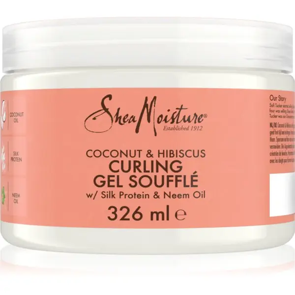 Shea Moisture Coconut & Hibiscus bezoplachová péče pro kudrnaté vlasy 340 g