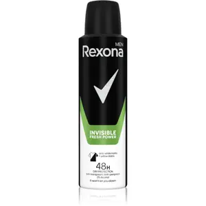 Rexona Invisible Fresh Power antiperspirant ve spreji pro muže 150 ml