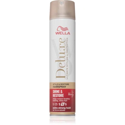 Wella Deluxe Shine & Restore lak na vlasy se silnou fixací pro objem 250 ml