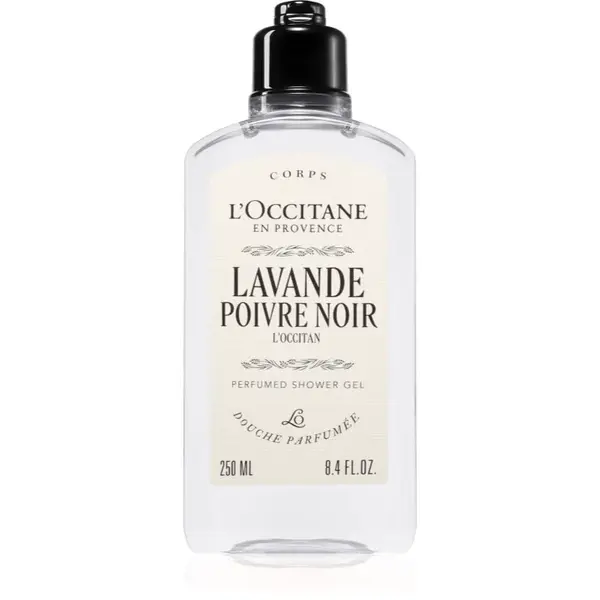 L’Occitane Lavande Poivre Noir Perfumed Shower Gel sprchový gel 250 ml