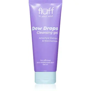 Fluff Dew Drops čisticí pleťový gel s niacinamidem 100 ml