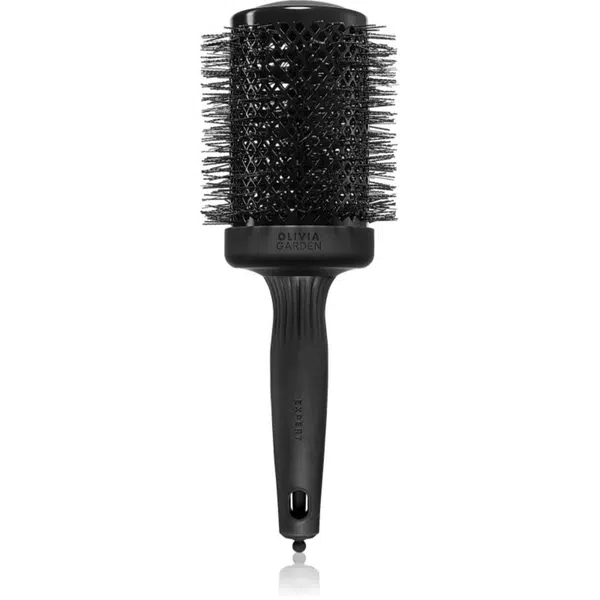 Olivia Garden Black Label SHINE Wavy Bristles kulatý kartáč na vlasy průměr 65 mm 1 ks