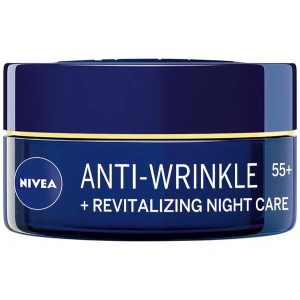 Nivea Revitalizing obnovující noční krém proti vráskám 55+ 50 ml