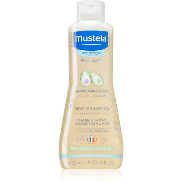 Mustela Bébé jemný šampon pro děti od narození 500 ml