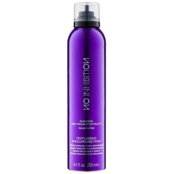 No Inhibition Guarana and organic extracts Texturizing & Volumizing pěna na vlasy pro objem a tvar 250 ml