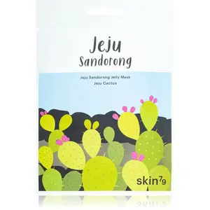 Skin79 Jeju Sandorong Jeju Cactus vyživující plátýnková maska s hydratačním účinkem 33 ml