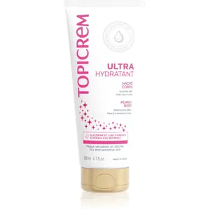 Topicrem UH BODY Ultra-Moisturizing Pearly Body tělové mléko na citlivou pokožku s perleťovým leskem 75 ml